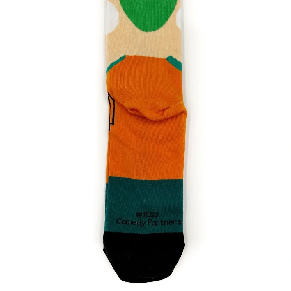 Odd Sox South Park Crew Socks Mens Womens Angry Kyle Orange Green Funny Fun Gift